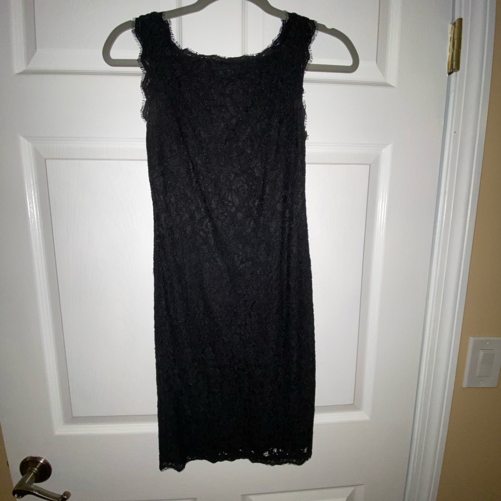 Adrianna papell black lace dress. Worn twice
